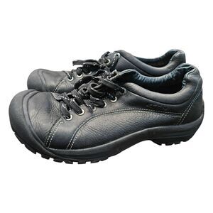 KEEN Black Leather Sneakers Womens Size 10